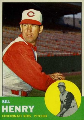 1963 Topps Bill Henry #378 Baseball Card
