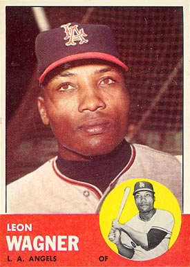 1963 Topps Leon Wagner #335 Baseball Card