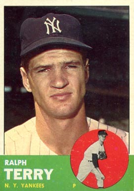 1963 Topps Ralph Terry #315 Baseball Card