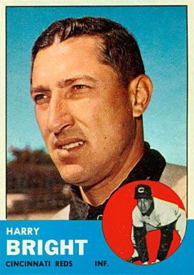 1963 Topps Harry Bright #304 Baseball Card