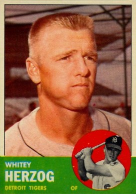 1963 Topps Whitey Herzog #302 Baseball Card