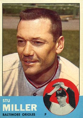 1963 Topps Stu Miller #286 Baseball Card