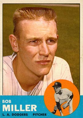1963 Topps Bob Miller #261 Baseball Card