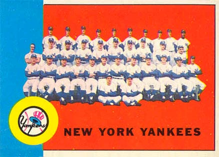 1963 Topps New York Yankees Team #247 Baseball Card