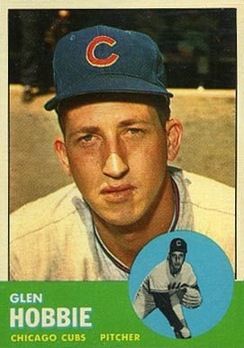 1963 Topps Glen Hobbie #212 Baseball Card