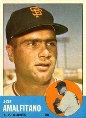 1963 Topps Joe Amalfitano #199 Baseball Card