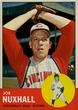 1963 Topps Joe Nuxhall #194 Baseball Card