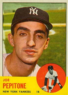 1963 Topps Joe Pepitone #183 Baseball Card