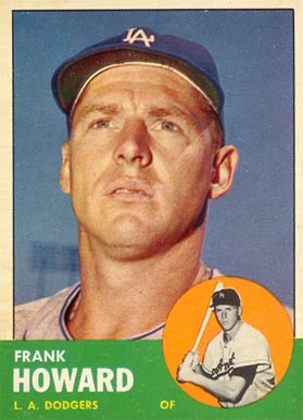 1963 Topps Frank Howard #123 Baseball Card