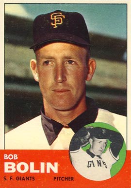 1963 Topps Bob Bolin #106 Baseball Card