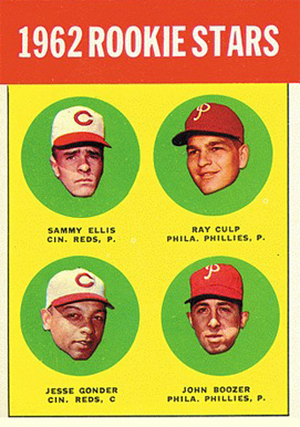 1963 Topps 1962 Rookie Stars #29b Baseball Card