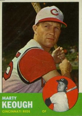 1963 Topps Marty Keough #21 Baseball Card