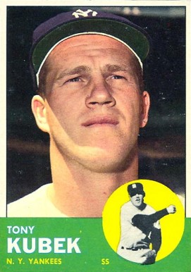 1963 Topps Tony Kubek #20 Baseball Card