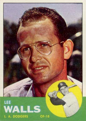 1963 Topps Lee Walls #11 Baseball Card
