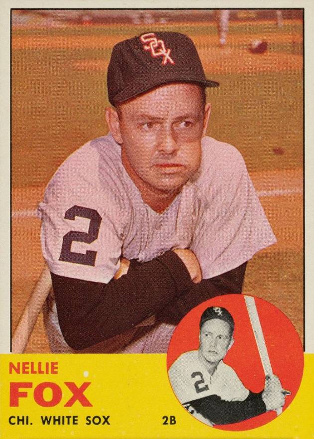 1963 Topps Nellie Fox #525 Baseball Card