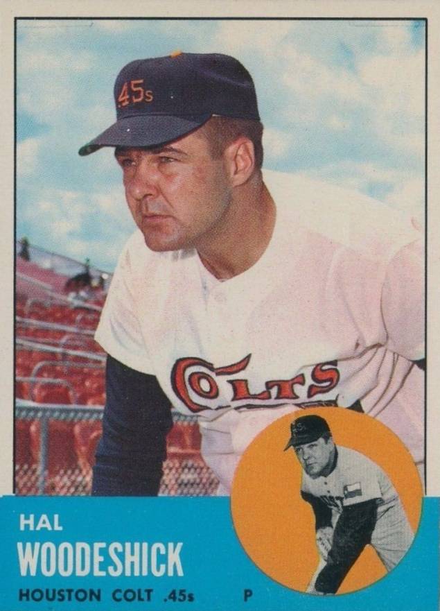 1963 Topps Hal Woodeshick #517 Baseball Card