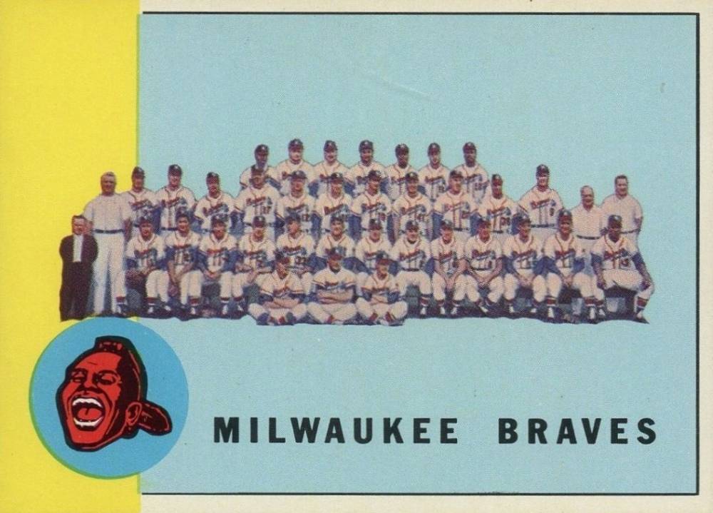 1963 Topps Milwaukee Braves Team #503 Baseball Card