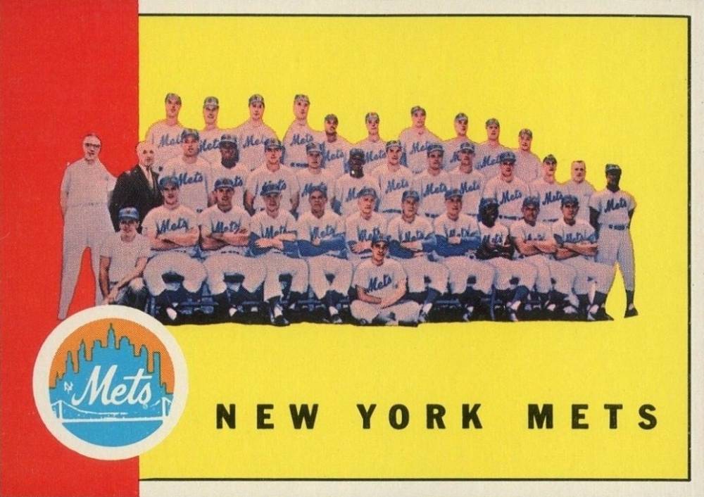 1963 Topps New York Mets Team #473 Baseball Card