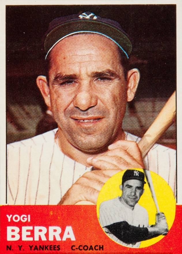 1963 Topps Yogi Berra #340 Baseball Card