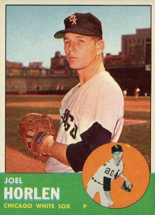 1963 Topps Joel Horlen #332 Baseball Card
