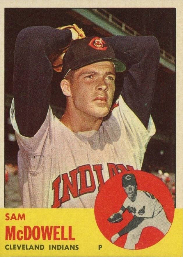 1963 Topps Sam McDowell #317 Baseball Card