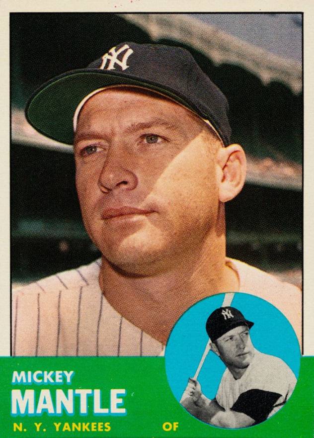 1963 Topps Mickey Mantle #200 Baseball Card