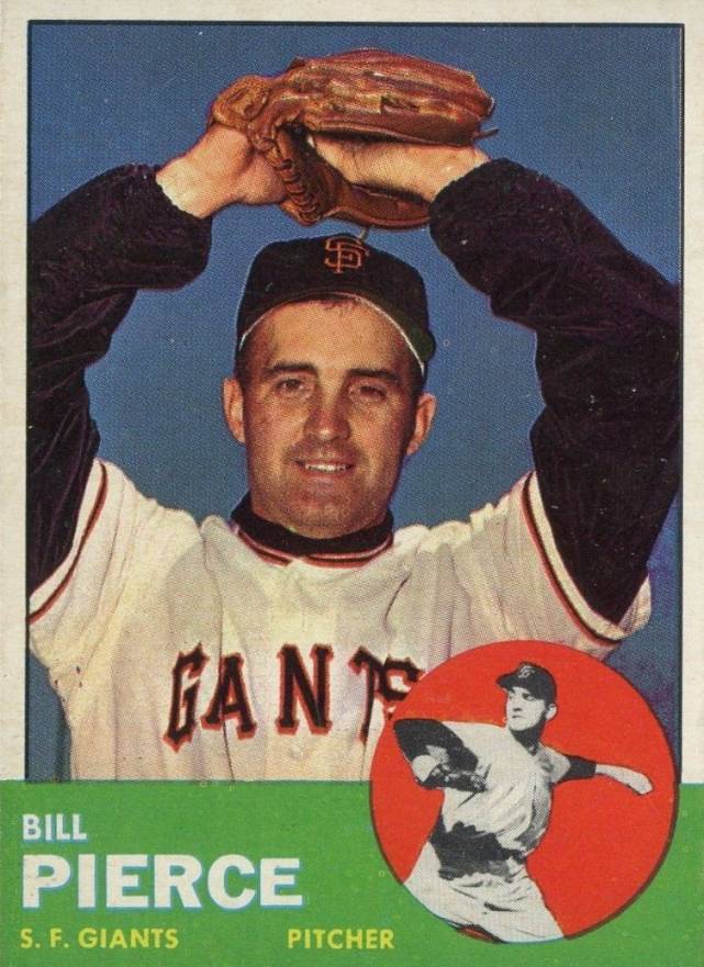 1963 Topps Bill Pierce #50 Baseball Card