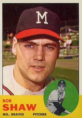 1963 Topps Bob Shaw #255 Baseball Card