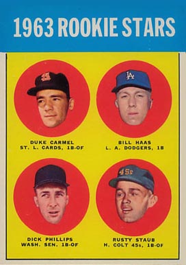 1963 Topps 1963 Rookie Stars #544 Baseball Card