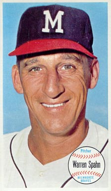 1964 Topps Giants Warren Spahn #31 Baseball Card