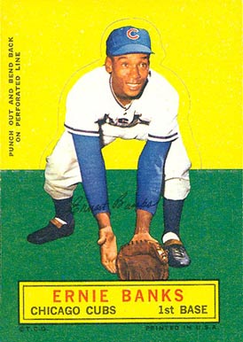 1964 Topps Stand-Up Ernie Banks #7 Baseball Card