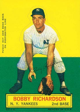1964 Topps Stand-Up Bobby Richardson #60 Baseball Card
