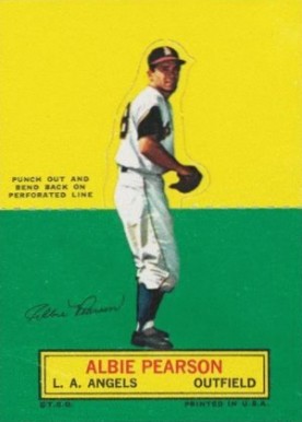 1964 Topps Stand-Up Albie Pearson #55 Baseball Card