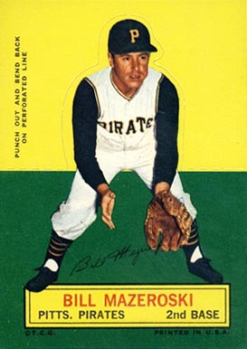 1964 Topps Stand-Up Bill Mazeroski #49 Baseball Card