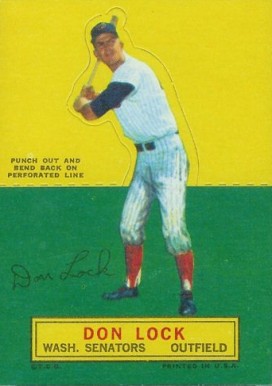 1964 Topps Stand-Up Don Lock #41 Baseball Card