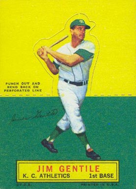 1964 Topps Stand-Up Jim Gentile #27 Baseball Card