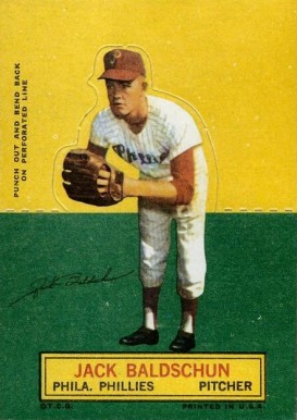 1964 Topps Stand-Up Jack Baldschun #6 Baseball Card