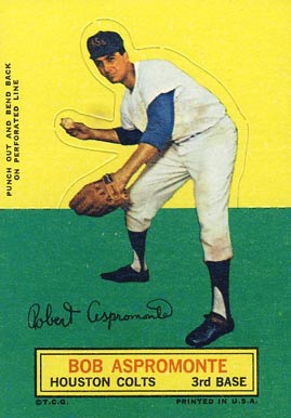 1964 Topps Stand-Up Bob Aspromonte #5 Baseball Card