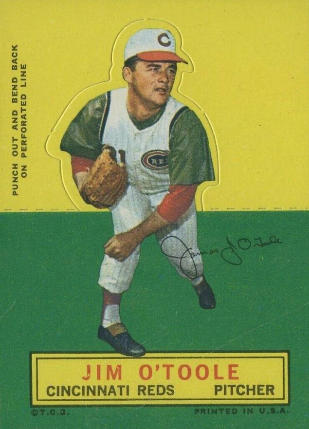 1964 Topps Stand-Up Jim O'Toole #53 Baseball Card