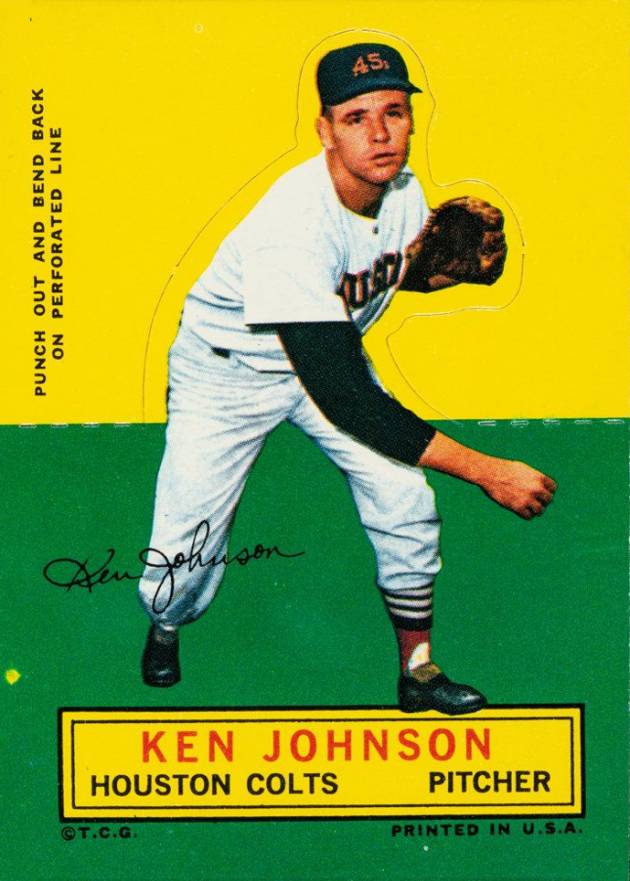 1964 Topps Stand-Up Ken Johnson #37 Baseball Card