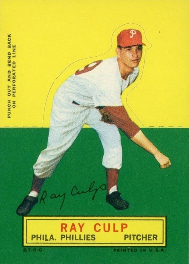 1964 Topps Stand-Up Ray Culp #20 Baseball Card