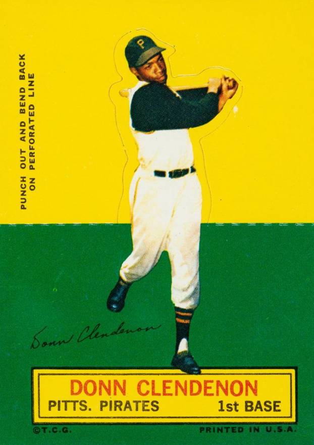 1964 Topps Stand-Up Donn Clendenon #18 Baseball Card