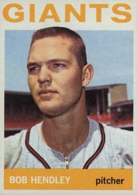 1964 Topps Bob Hendley #189 Baseball Card