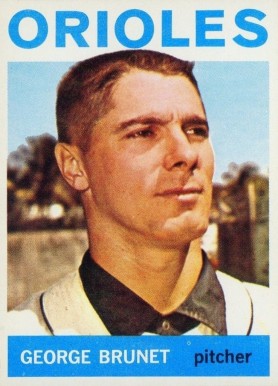 1964 Topps George Brunet #322 Baseball Card