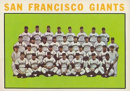 1964 Topps San Francisco Giants Team #257 Baseball Card