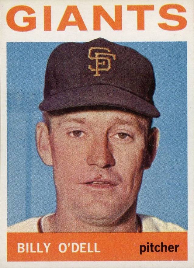 1964 Topps Billy O'Dell #18 Baseball Card