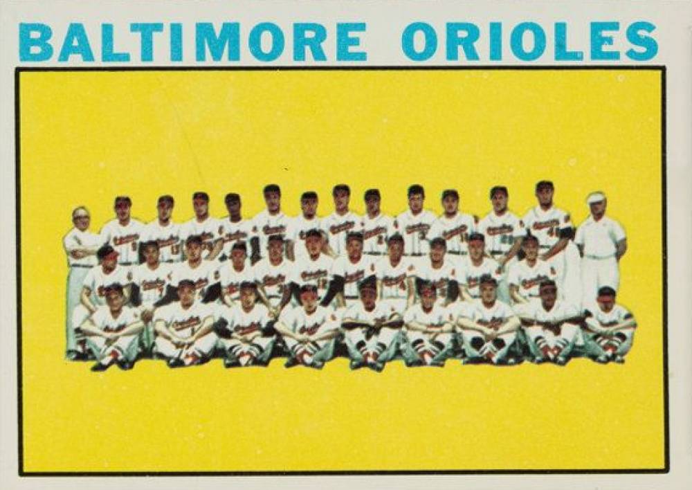 1964 Topps Baltimore Orioles Team #473 Baseball Card