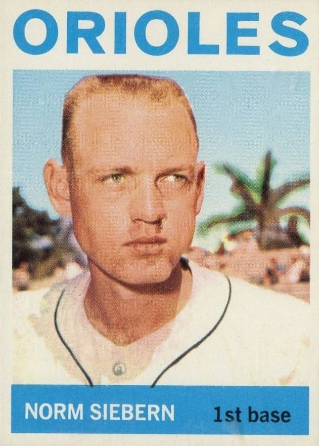 1964 Topps Norm Siebern #145 Baseball Card