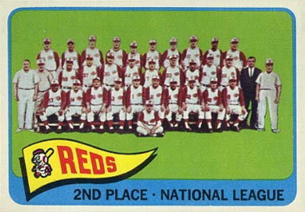 1965 Topps Reds Team #316 Baseball Card