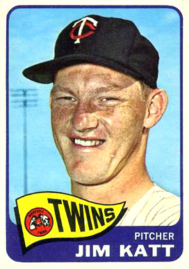 1965 Topps Jim Kaat #62 Baseball Card
